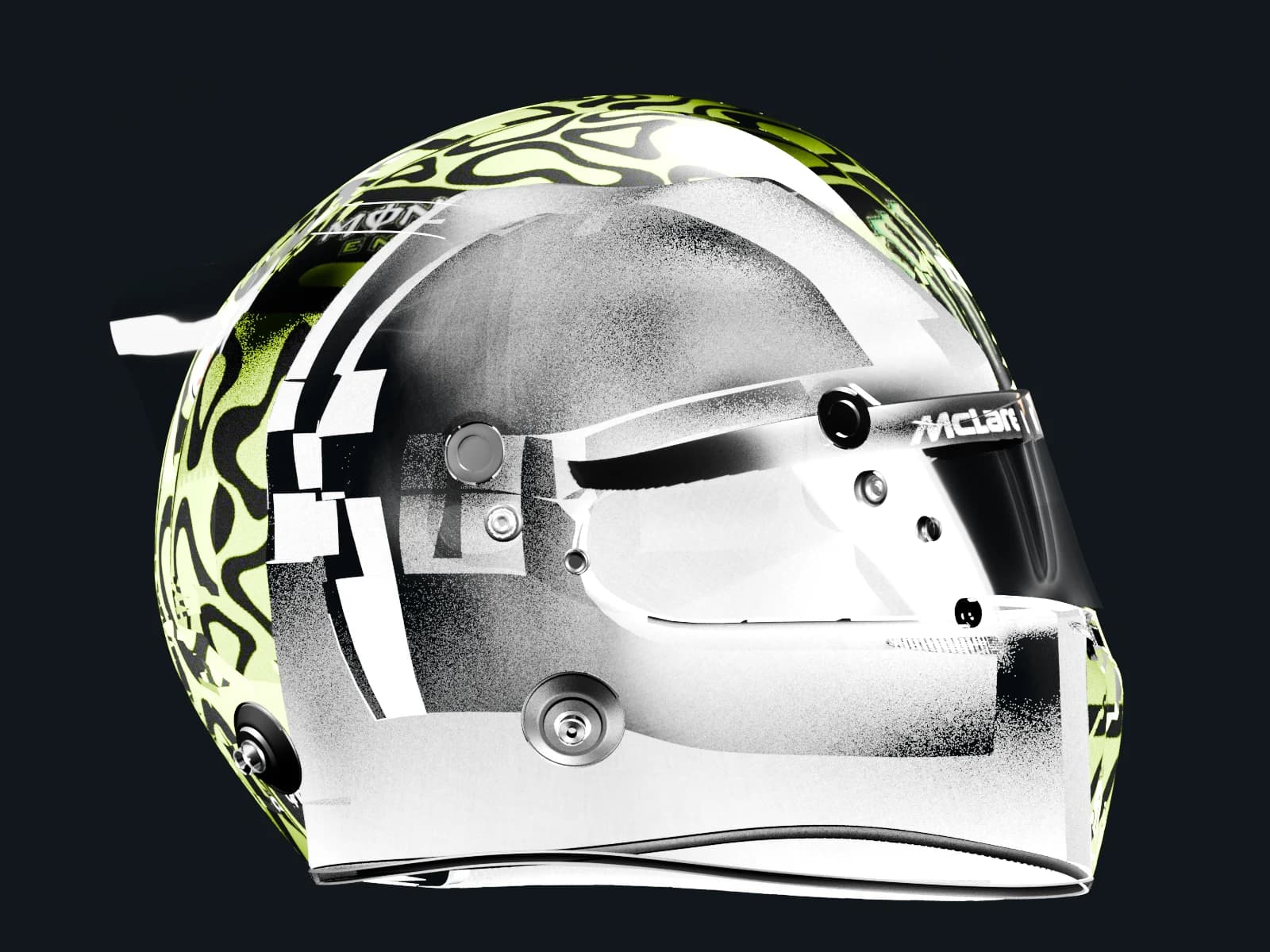 Lando Norris 2024 Helmet